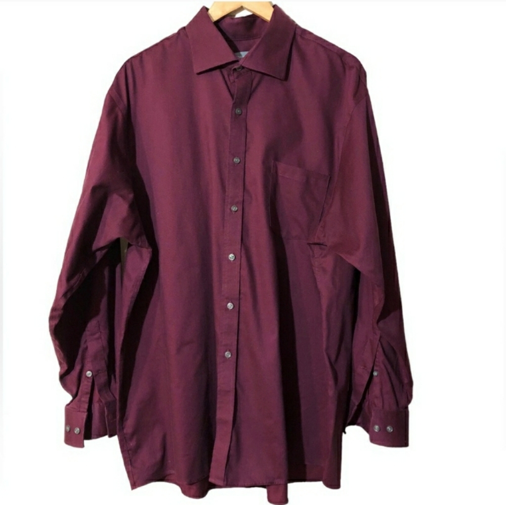 MICHAEL KORS Big Fit Airsoft Button Front Shirt EUC!